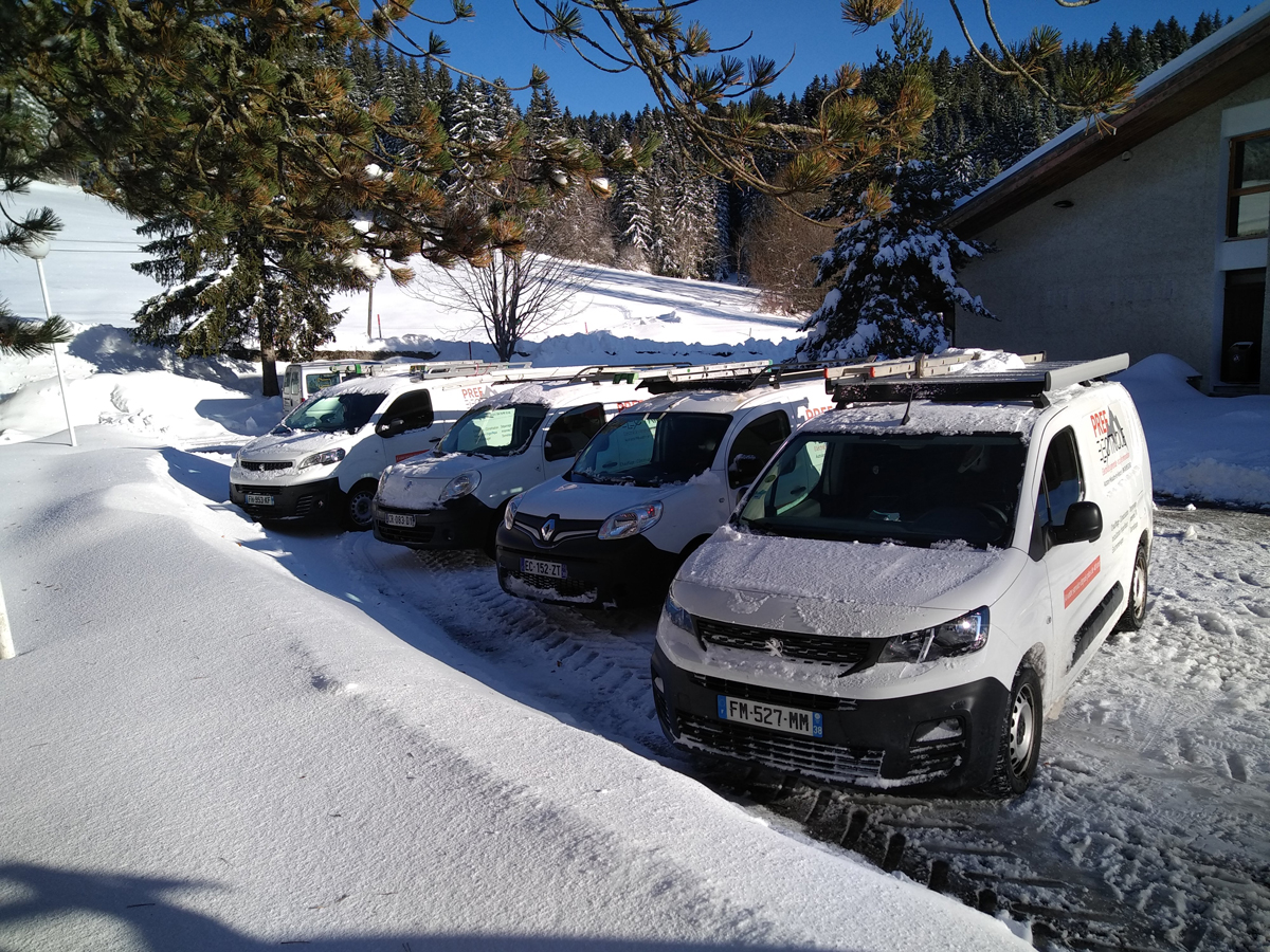 Flotte de véhicules de Préfélectrique